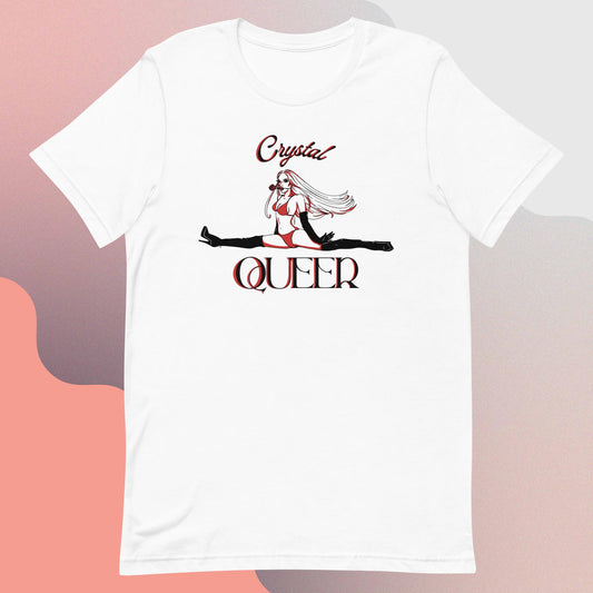 Splits Tee Shirt - Crystal Queer