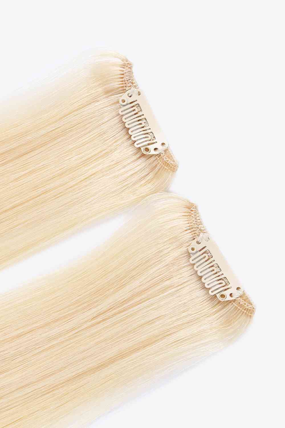 Virgin Human Hair Extensions | 18” | Blonde