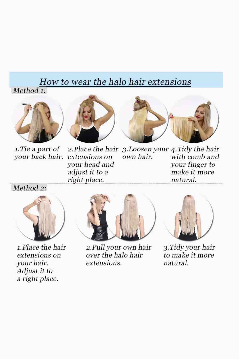 Virgin Human Hair Extensions | 20"