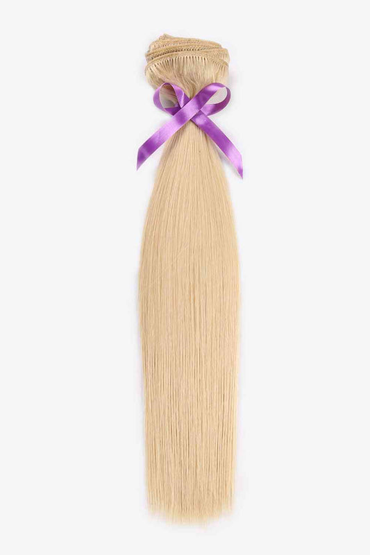 Virgin Human Hair Extensions | 16” | Blonde